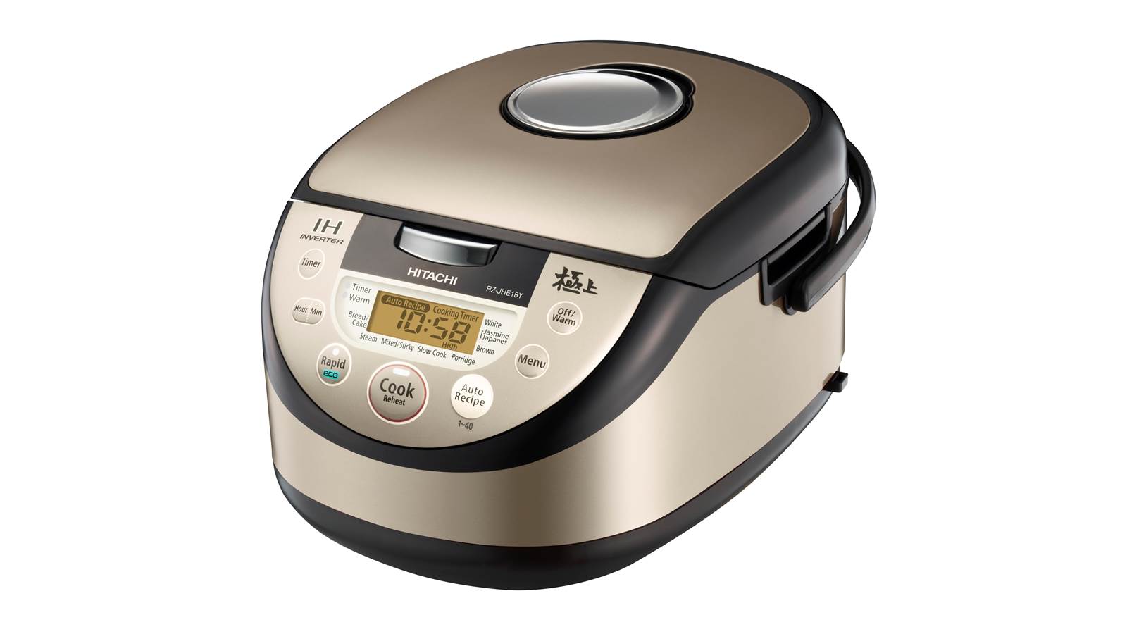 Hitachi RZ-JHE18YN 1.8L rice Cooker - Gold | Harvey Norman Malaysia
