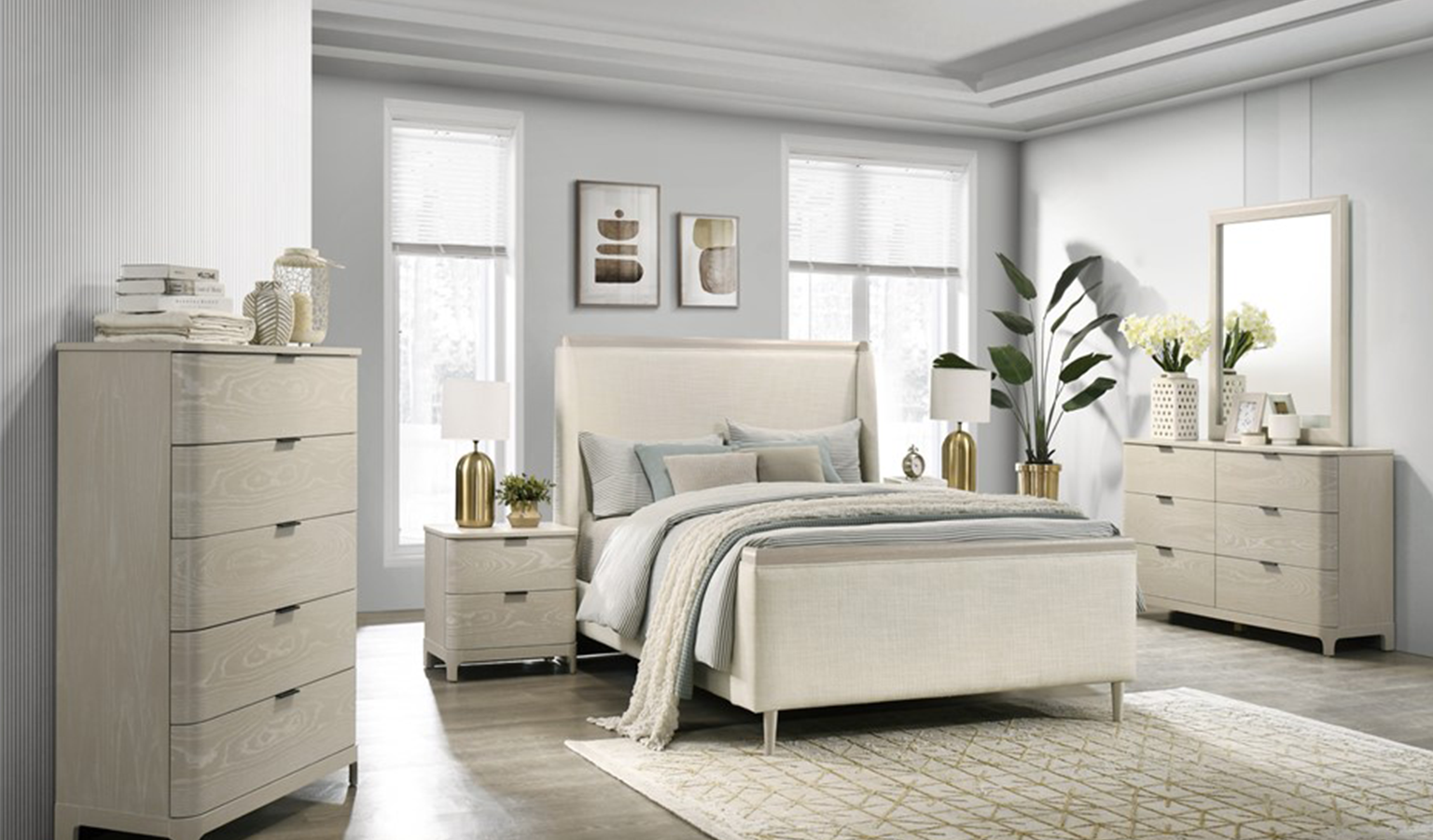 Evander Bedframe - King