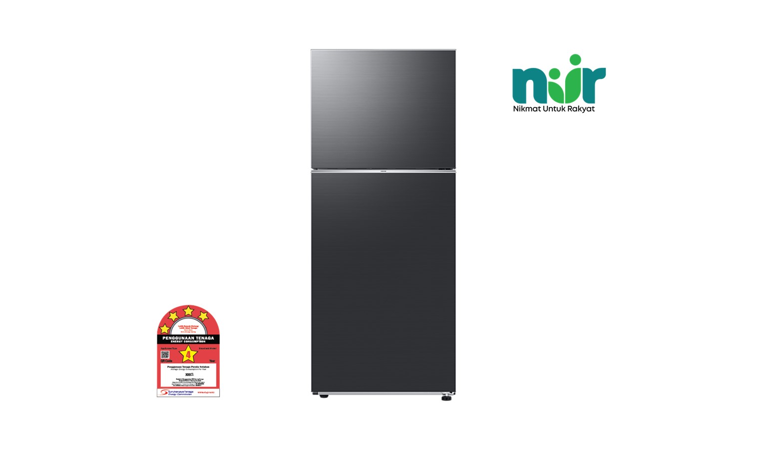 Samsung 393L Optimal Fresh+ TMF Refrigerator - Black (RT38CG6444B1ME)