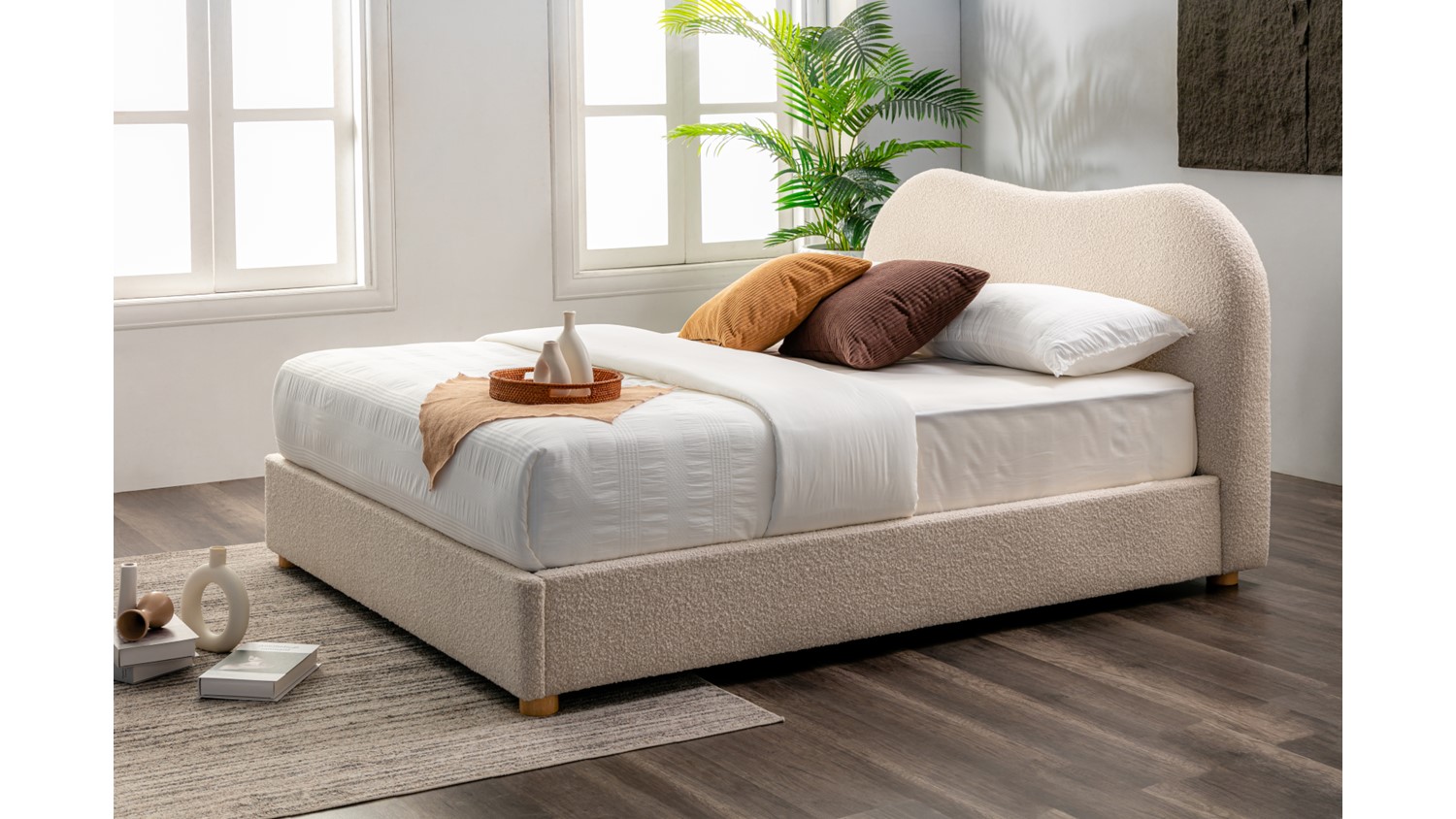Hazel King Bedframe (FC074-1)
