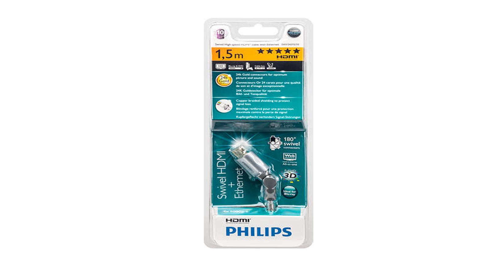 Philips HDMI Cable with 1.5 Meter Harvey Norman Malaysia