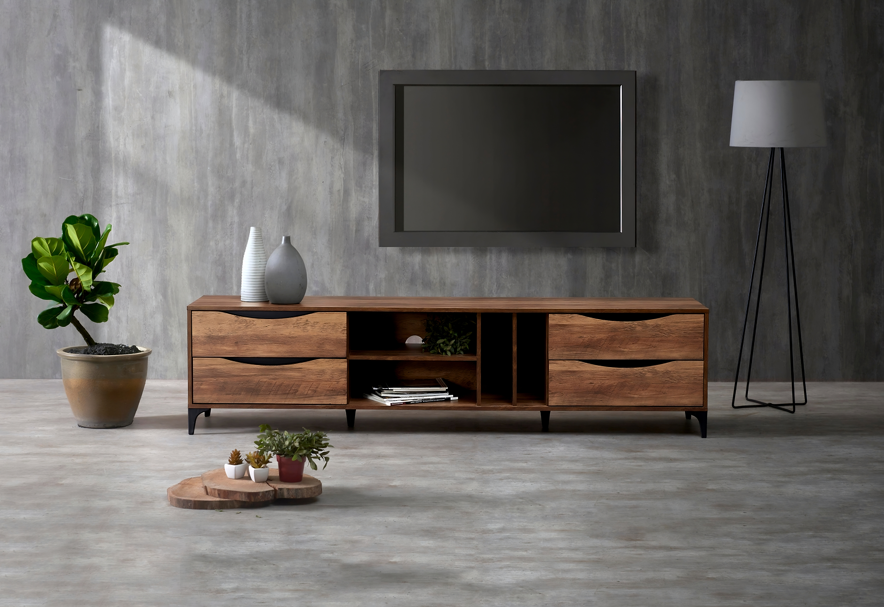 RUME Wooden TV Cabinet