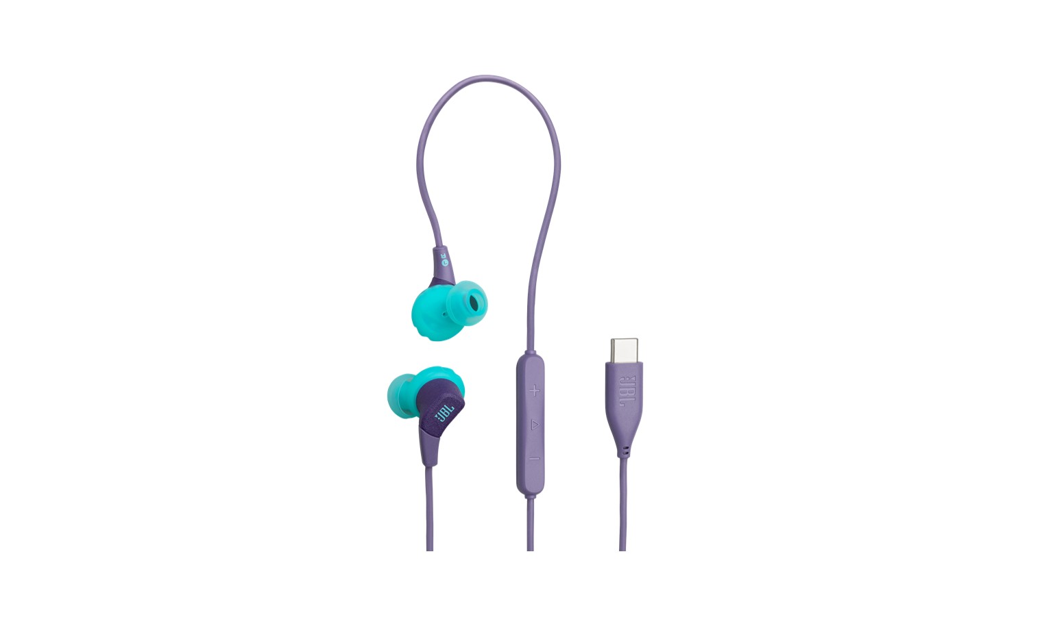 JBL Endurance Run 3 USB-C In-Ear Headphones - Purple (JBLENDURRUN3CPUR)
