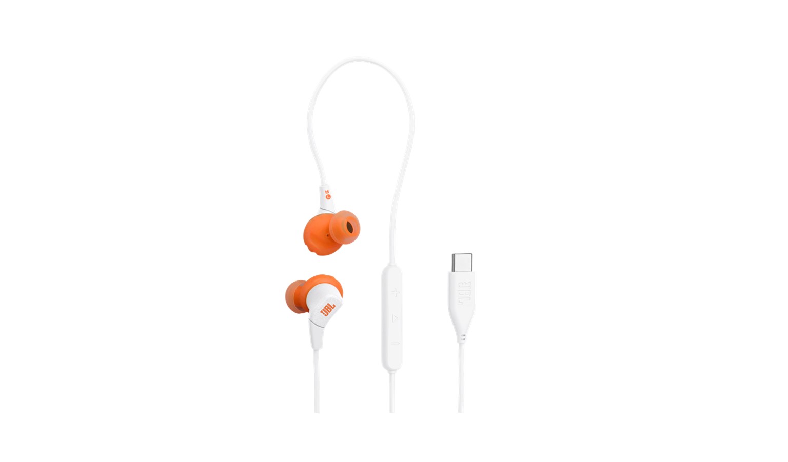 JBL Endurance Run 3 USB-C In-Ear Headphones - White (JBLENDURRUN3CWHT)