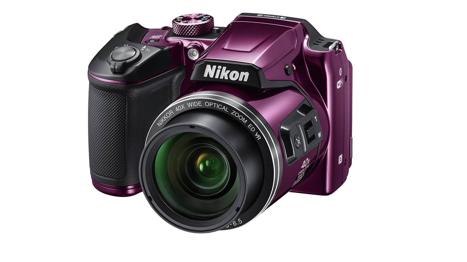 Nikon COOLPIX B500 Digital Camera with 8GB & Bag Purple Harvey