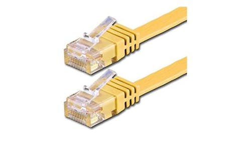 Mazer LAN Cat6 5M Ethernet Cable - Yellow
