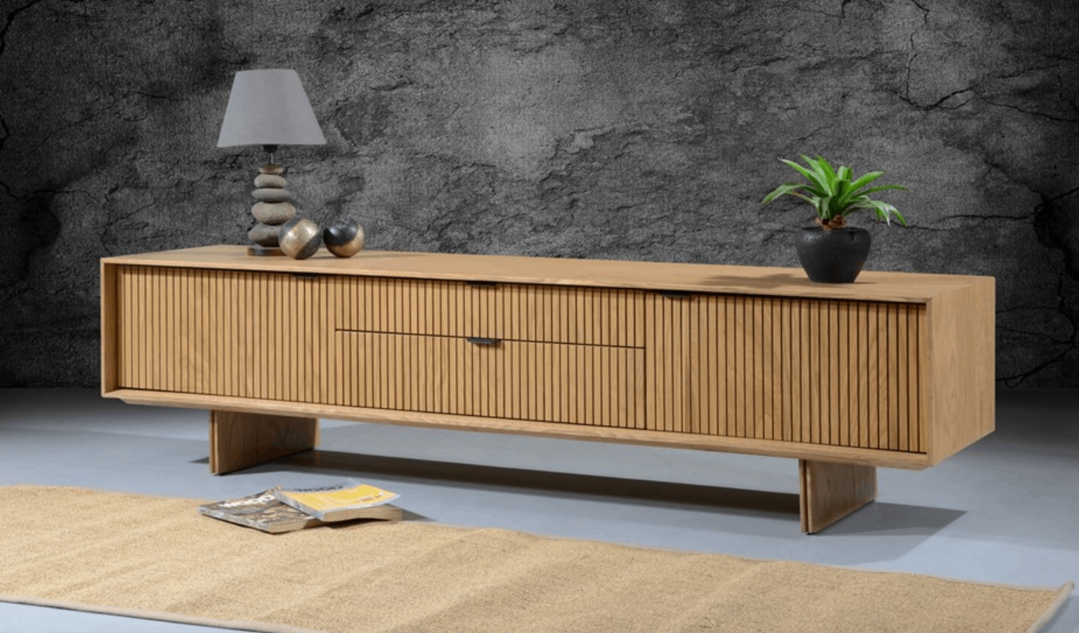 Dazz TV Cabinet - Natural Oak