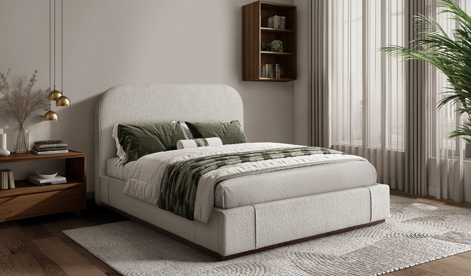Javen Bed frame - King Size