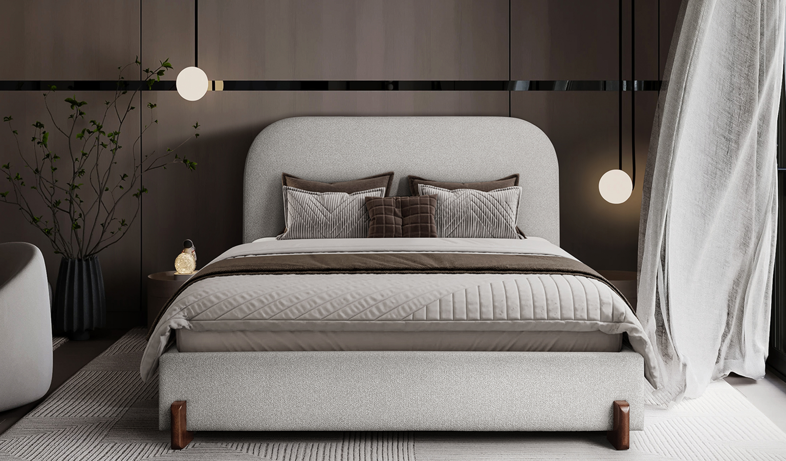 Taton Bed frame - King Size