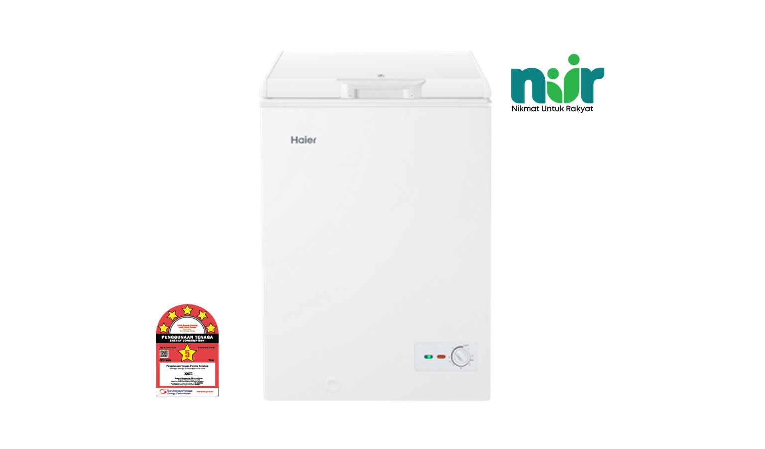 Haier 103L Chest Freezer - White (BD-138HME)