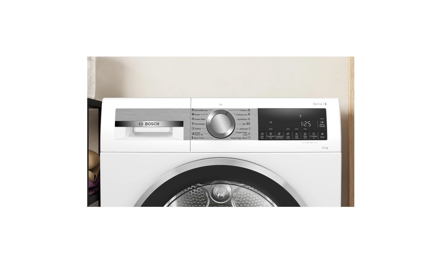Bosch Series 6 10KG Heat Pump Tumble Dryer - White (WQG25302SG)_1