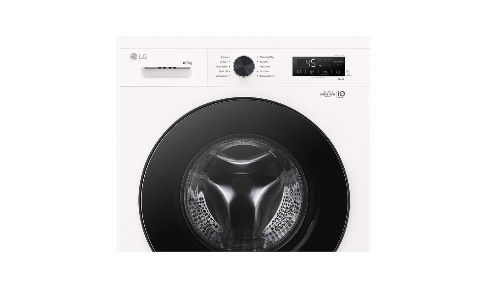 LG 8KG-5KG Front Load Washer Dryer Combo - White (FB-1208R5W)_4