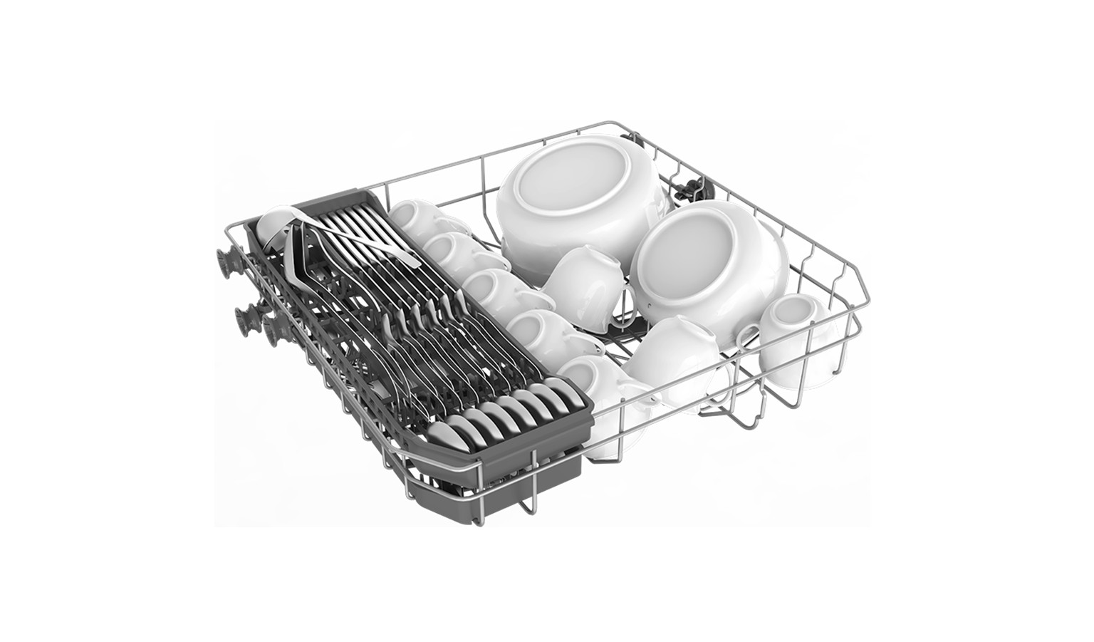 Toshiba 8 Place Settings 72°C Hi Temp Hygiene Cycle Table Top Dishwasher - Black (DW-FL22T1(B)-MY)_10