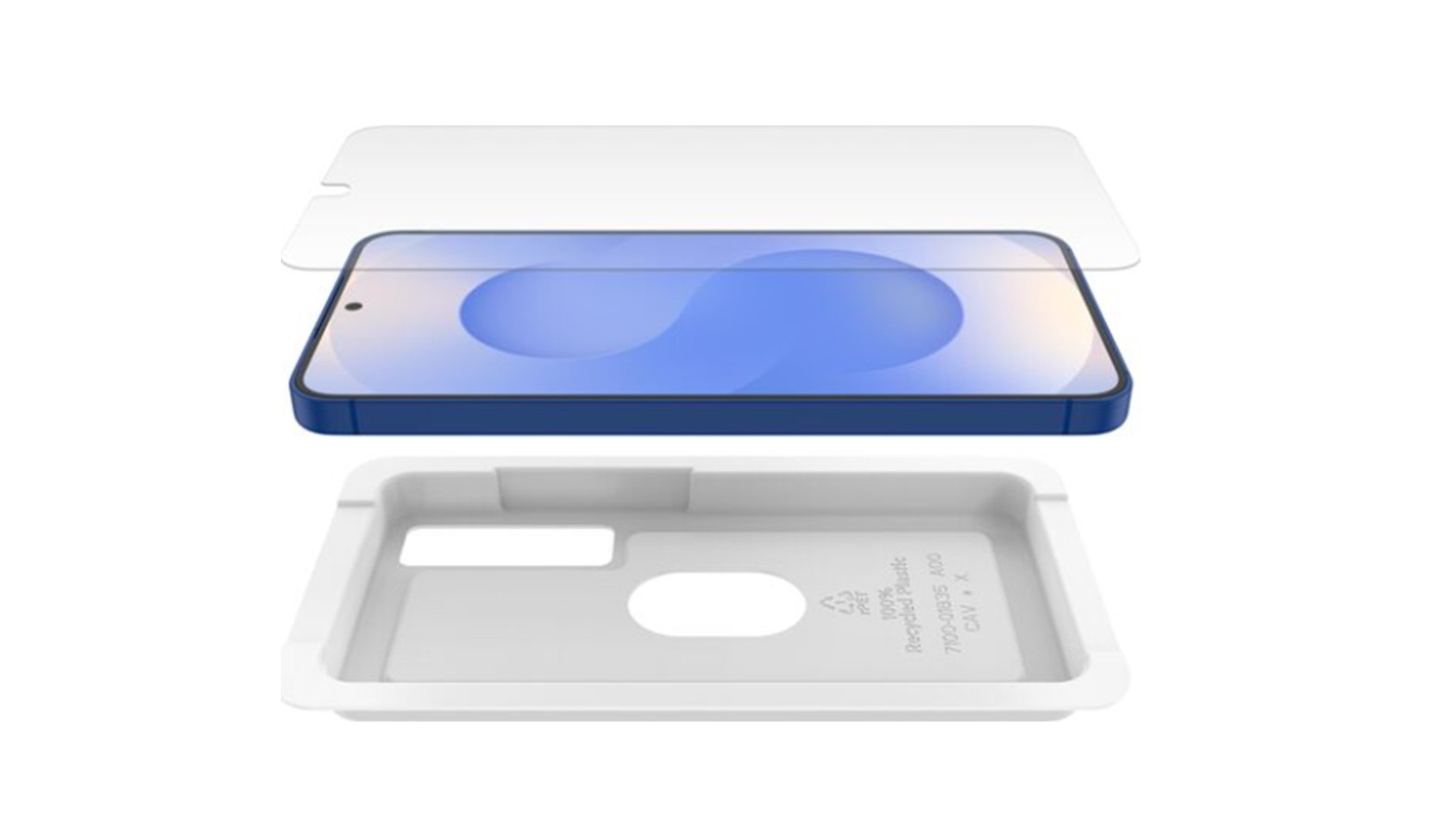 Belkin ScreenForce Samsung Galaxy S25 InvisiGlass Treated Screen Protector - White (OVB048FQ)_3