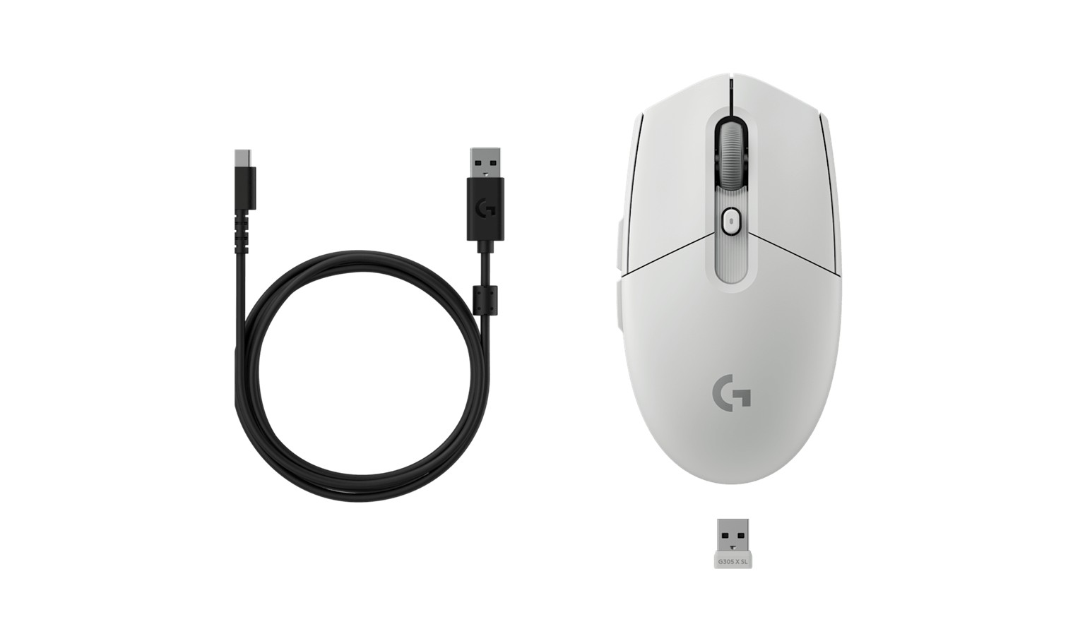 Logitech G3 Series G304 X Superlight Lightspeed Wireless Gaming Mouse - White (910-007749)_5