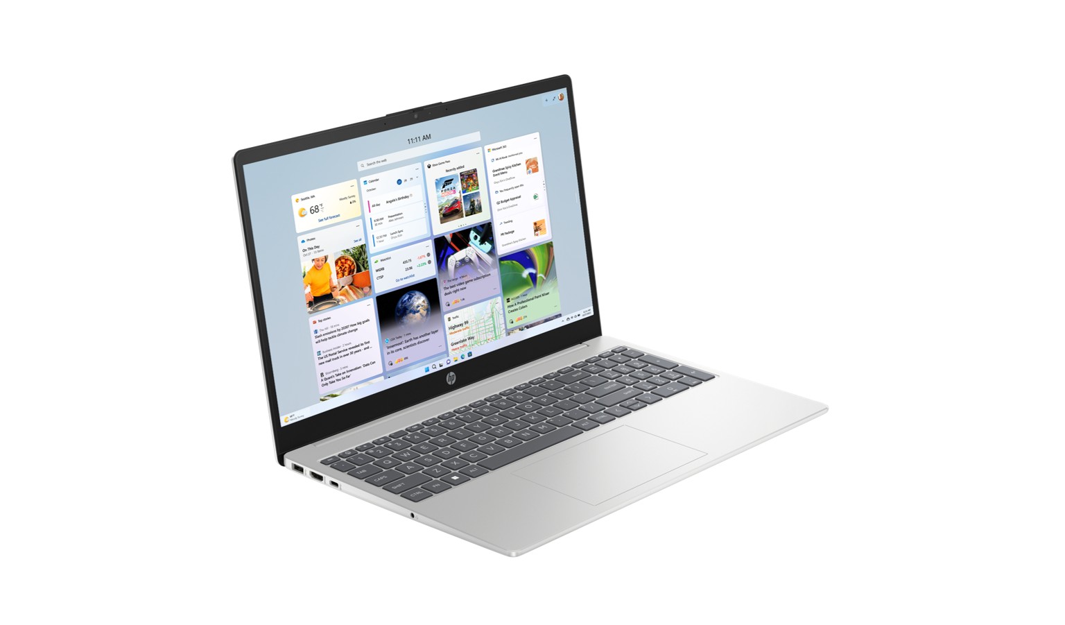 HP E16A2PA AMD Athlon-7120U-8GB-512GB SSD 15.6-inch Laptop - Silver (15-fc0951AU)_1