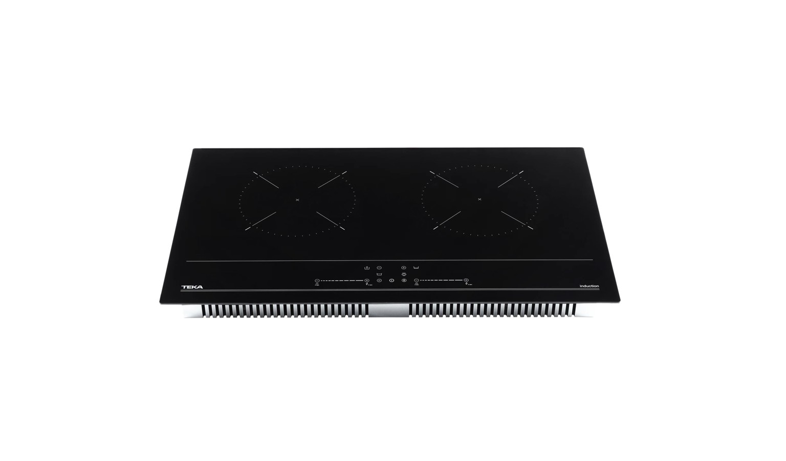 Teka 90cm Chimney Cooker Hood - Black (DLH 9158T) + 73cm 2 Burner Induction Hob - Black Glass (IBC 7320 D)_3