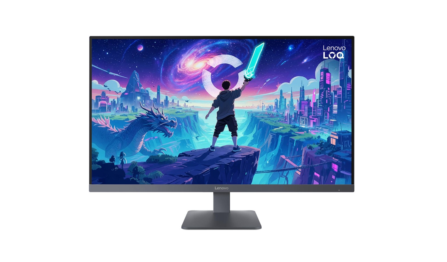 Lenovo LOQ 32Q-10 31.5-inch QHD Monitor - Lunar Grey