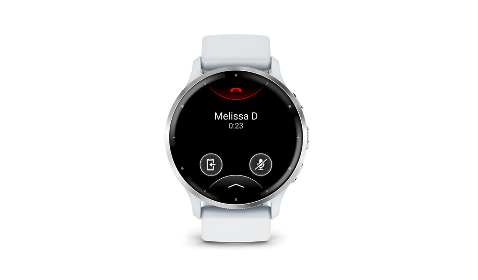 Garmin Venu 3 45mm GPS Smartwatch - Silver Stainless Steel Bezel with Whitestone Case (010-02784-50)_1