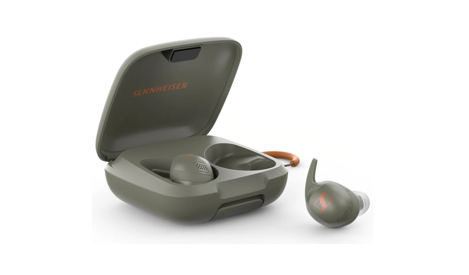 Sennheiser MOMENTUM Sport True Wireless Premium Noise Cancelling In-Ear Headphones - Olive (700306)_3