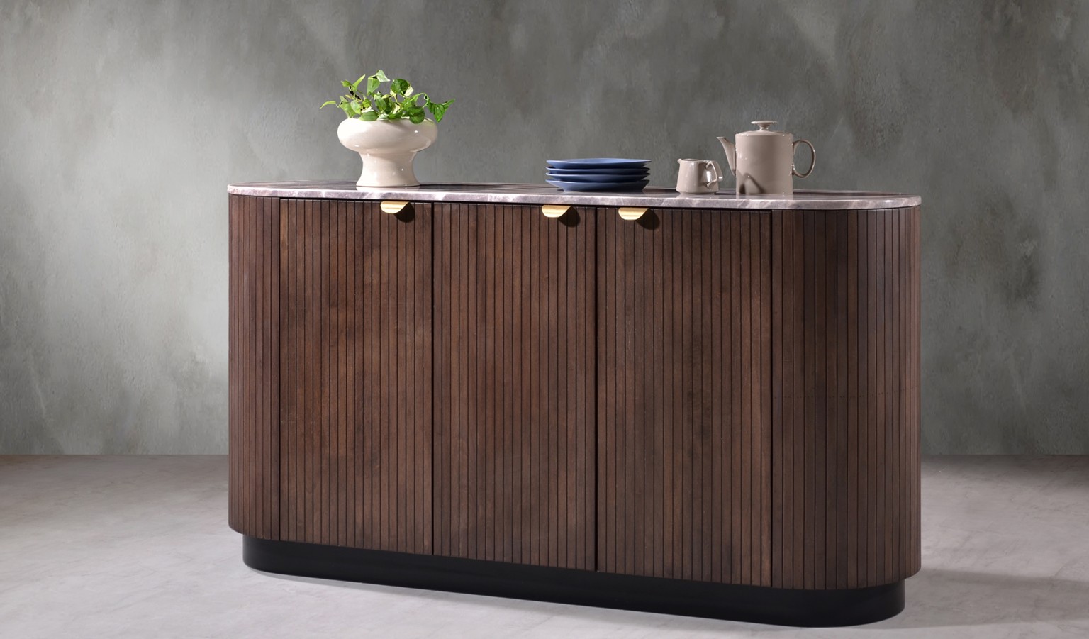 Tossa Island Marble Buffet - Chocolate
