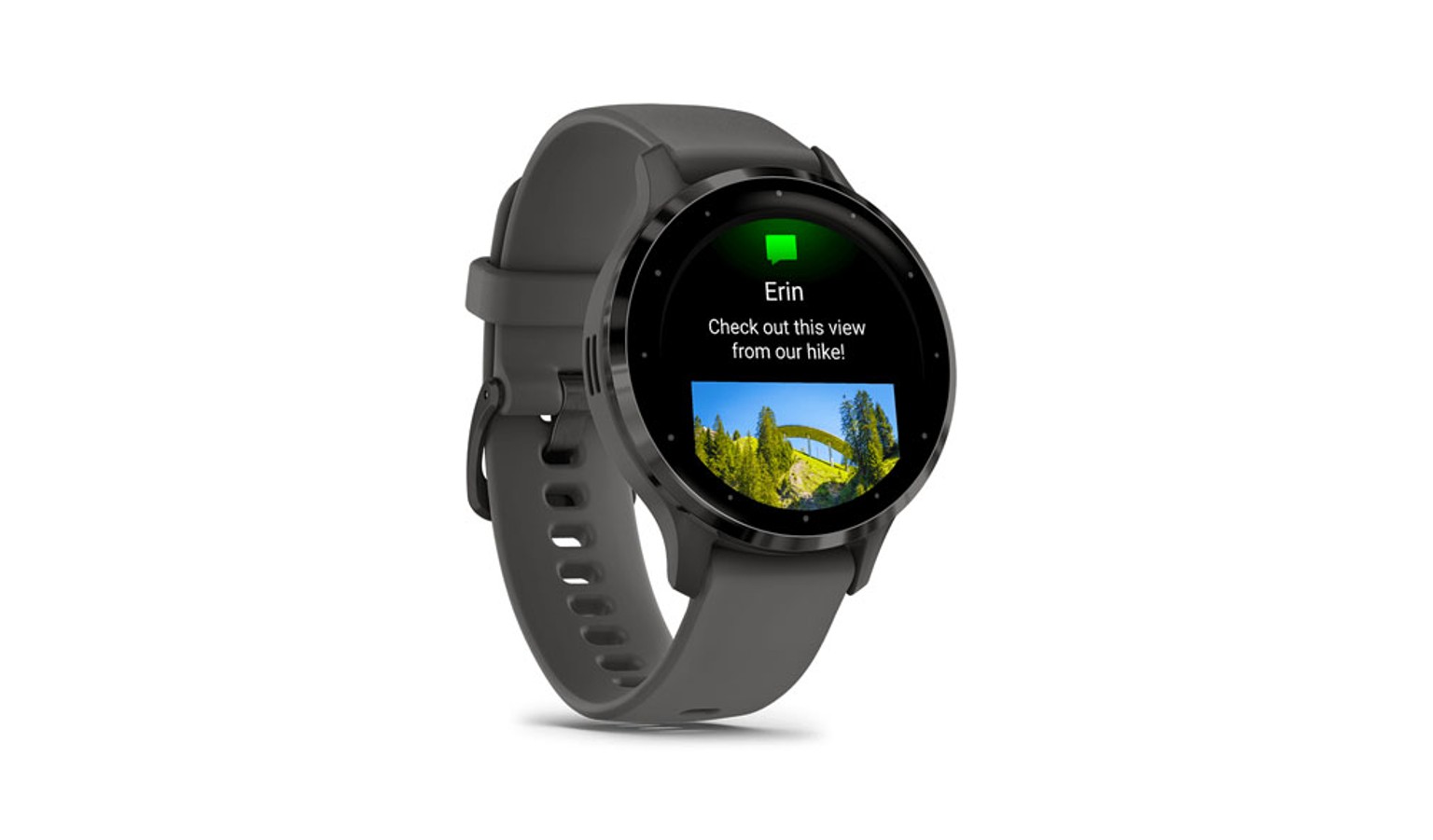 Garmin Venu 3S 41mm GPS Smartwatch - Slate Stainless Steel Bezel with Pebble Gray Case (010-02785-50)_2