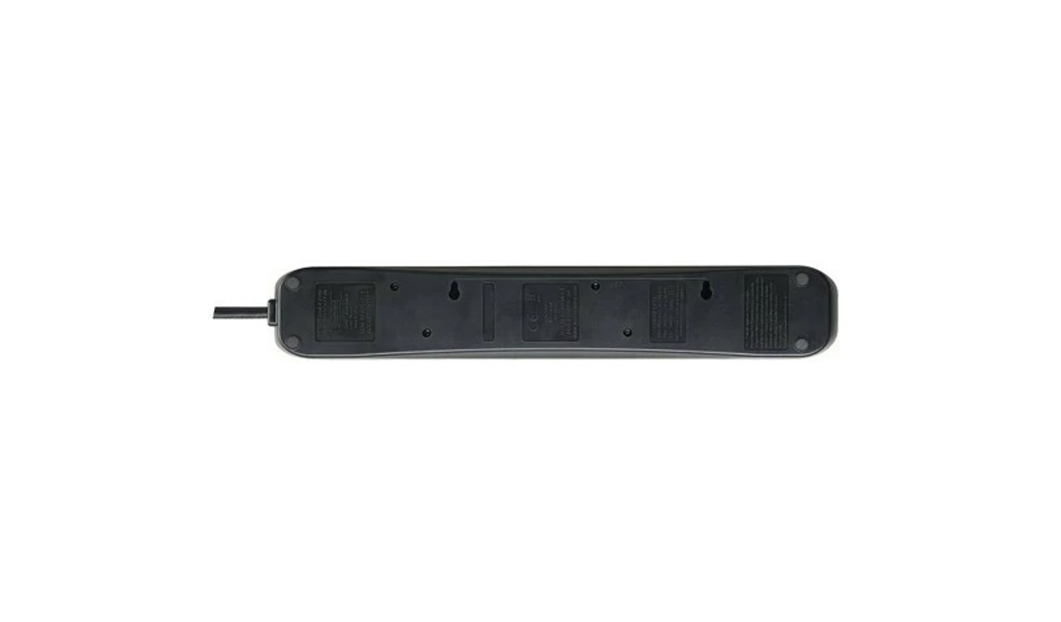 MasterPlug 2m 6 Gang Extension + 2 3.1 USB - Black (SRGLSU62PB)_2