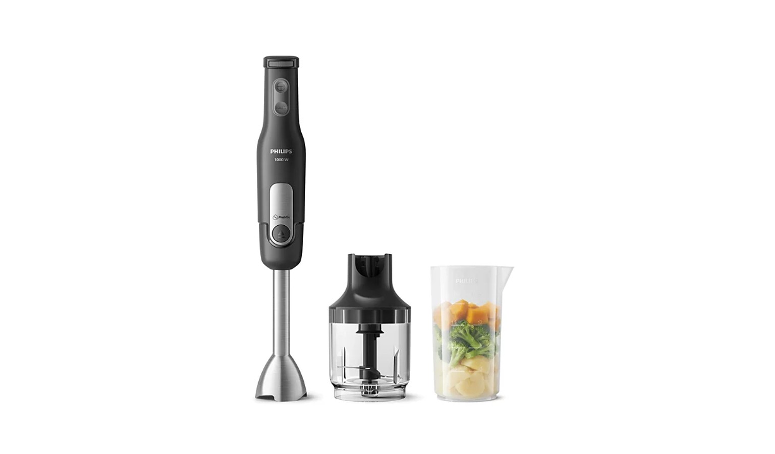 Philips 3000 Series 1000W Hand Blender - Black / Silver (HR2562/00)