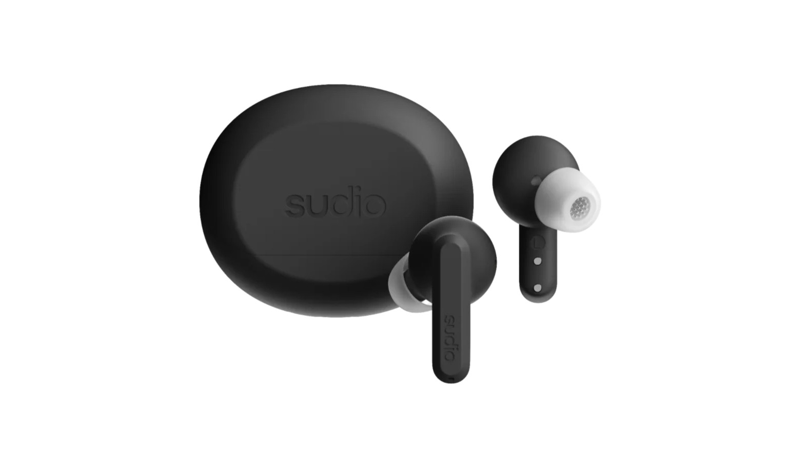 Sudio A3 Pro Noise Cancelling Earbuds - Cloudy Black (A3PROBLK)