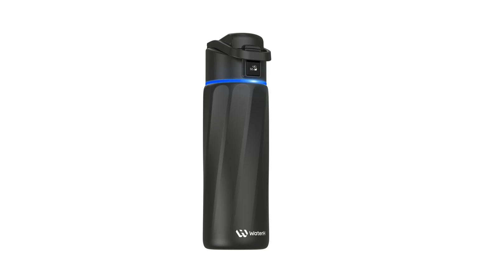 WaterH BOOST 946ml Smart Water Bottle with Chug Lid - Black (B003BK)