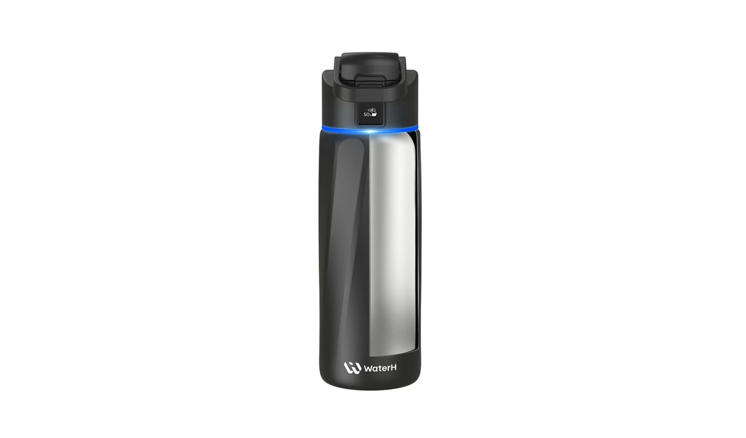 WaterH BOOST 946ml Smart Water Bottle with Chug Lid - Black (B003BK)_1