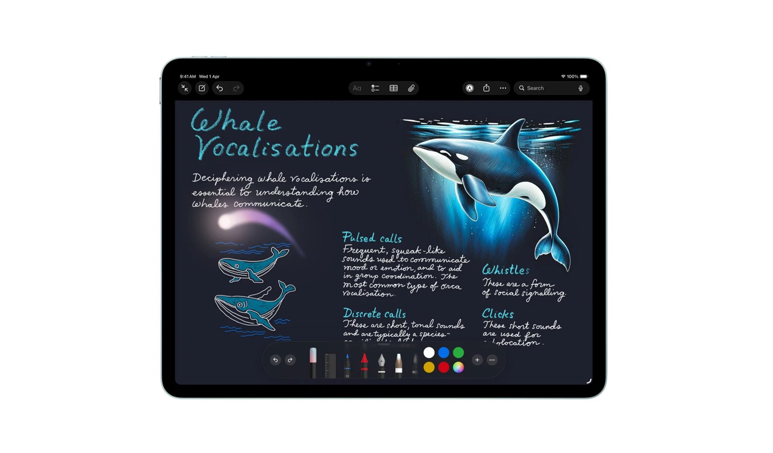 Apple iPad Air M4 128GB 11-inch Tablet - Blue (MH314ZP/A)_4