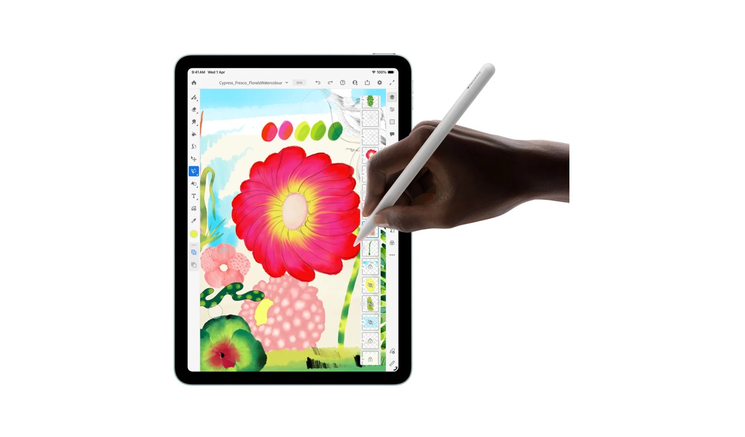 Apple iPad Air M4 128GB 11-inch Tablet - Blue (MH314ZP/A)_5