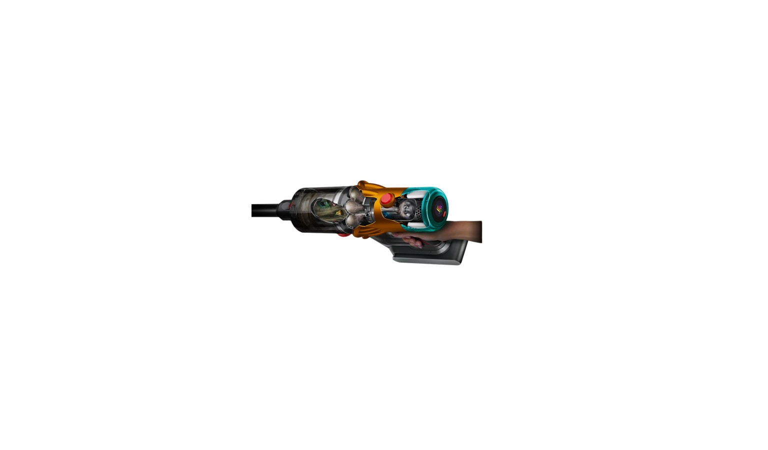 Dyson V12 Detect Slim Absolute SV46 HEPA Cordless Vacuum Cleaner-Yellow-Nickel_3