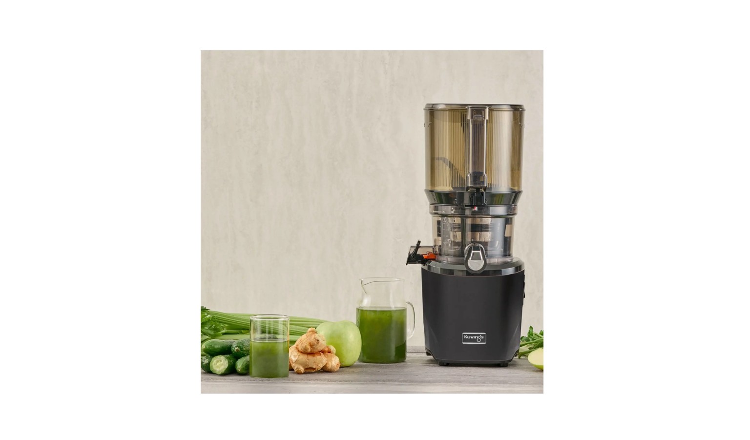 Kuvings AUTO10 3L 200W Hands-Free Cold Press Slow Juicer - Matte Black_2