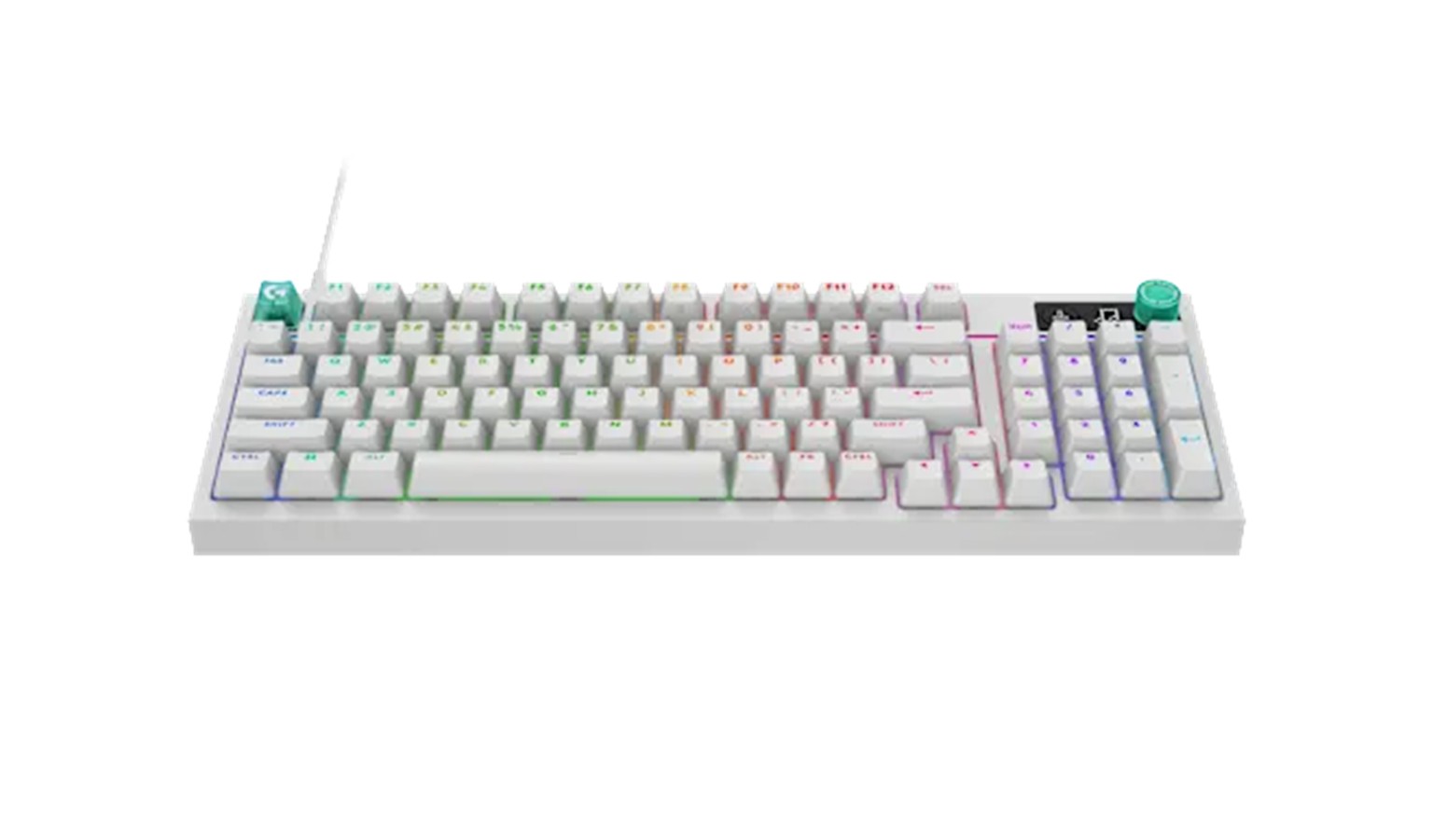 Logitech G3 Series G316 X 98 Linear-Styled Wired Mechanical Gaming Keyboard - White_02