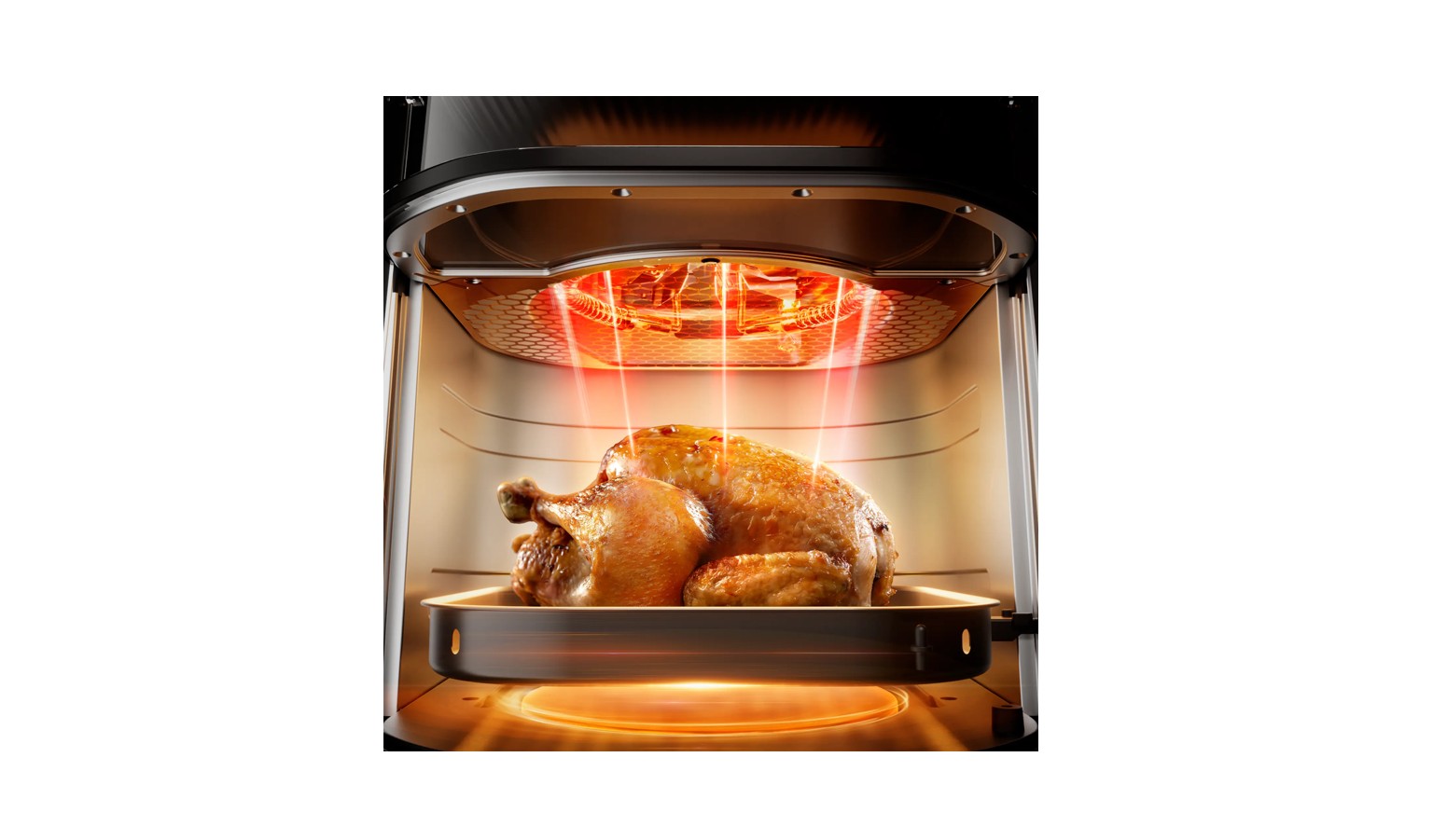 Tefal Ever Fry Infra Heat Single Drawer 7L Air Fryer - Deep Gloss Black (EY8328)_2