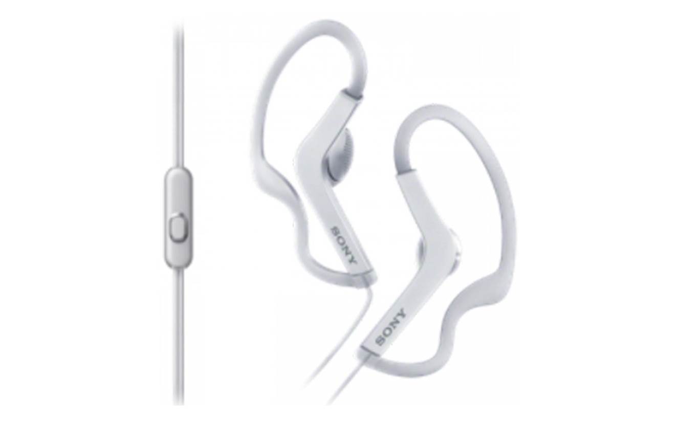Sony MDR-AS210AP Over-Ear-Headphones - White | Harvey Norman Malaysia