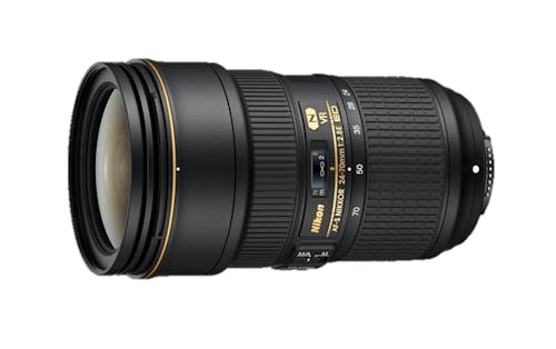 Nikon AF-S 24-70mm f/2.8E ED VR Lens - Black 01