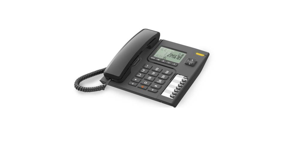Alcatel T76 Landline Phone - Black