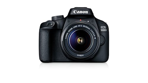 Canon EOS 3000D Digital Camera +EF-S 18-55mm III Lens - Black