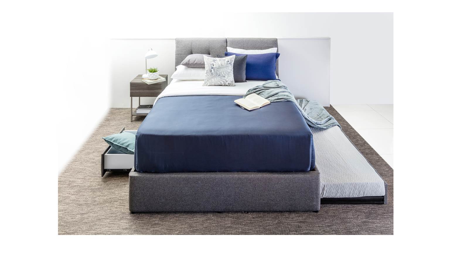 Flex 8 Queen Headboard - Mocha