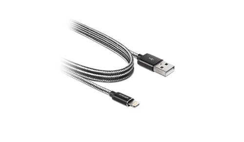 Innergie S200BBRA MagiCable 2M USB To Lightning Braided Charging & Data Sync Cable - Black