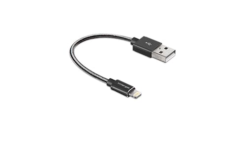 Innergie S15ABRA MagiCable 15CM USB To Lightning Braided Charging & Data Sync Cable - Black