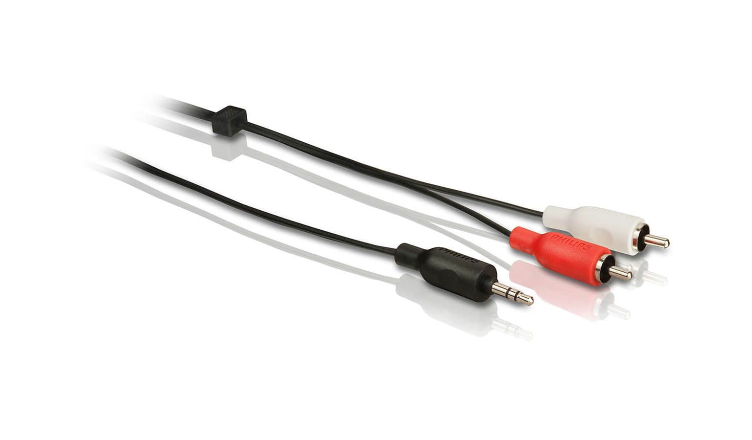 Philips SWA2527W/10 1.5M 2 RCA Stereo Y Cable Harvey Norman Malaysia