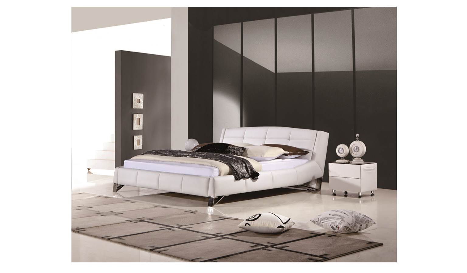 Leonie K1971 Queen Bed Frame White Harvey Norman Malaysia