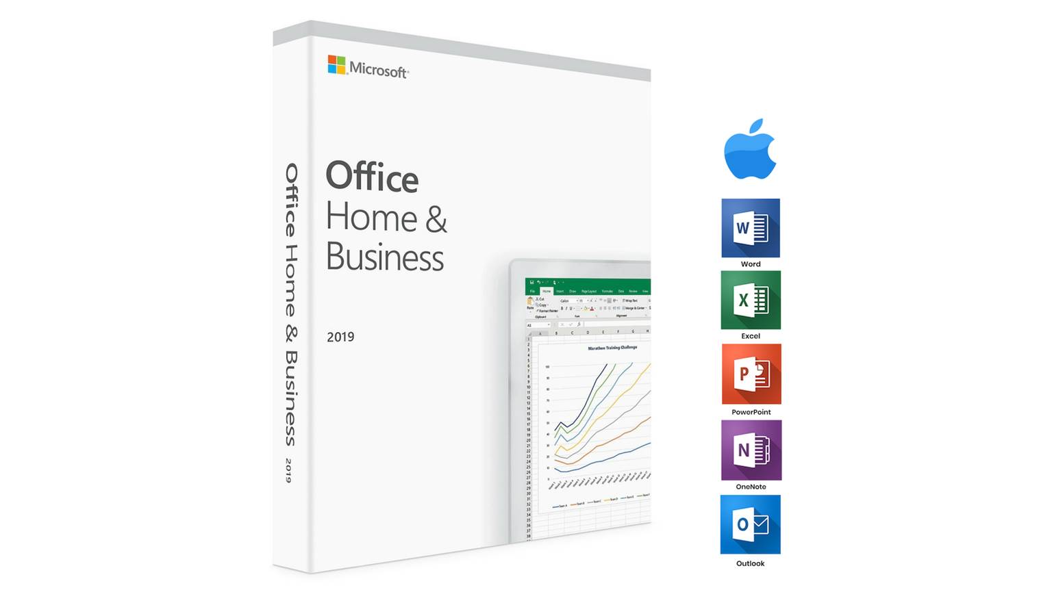 what is included in microsoft office home and business 2019