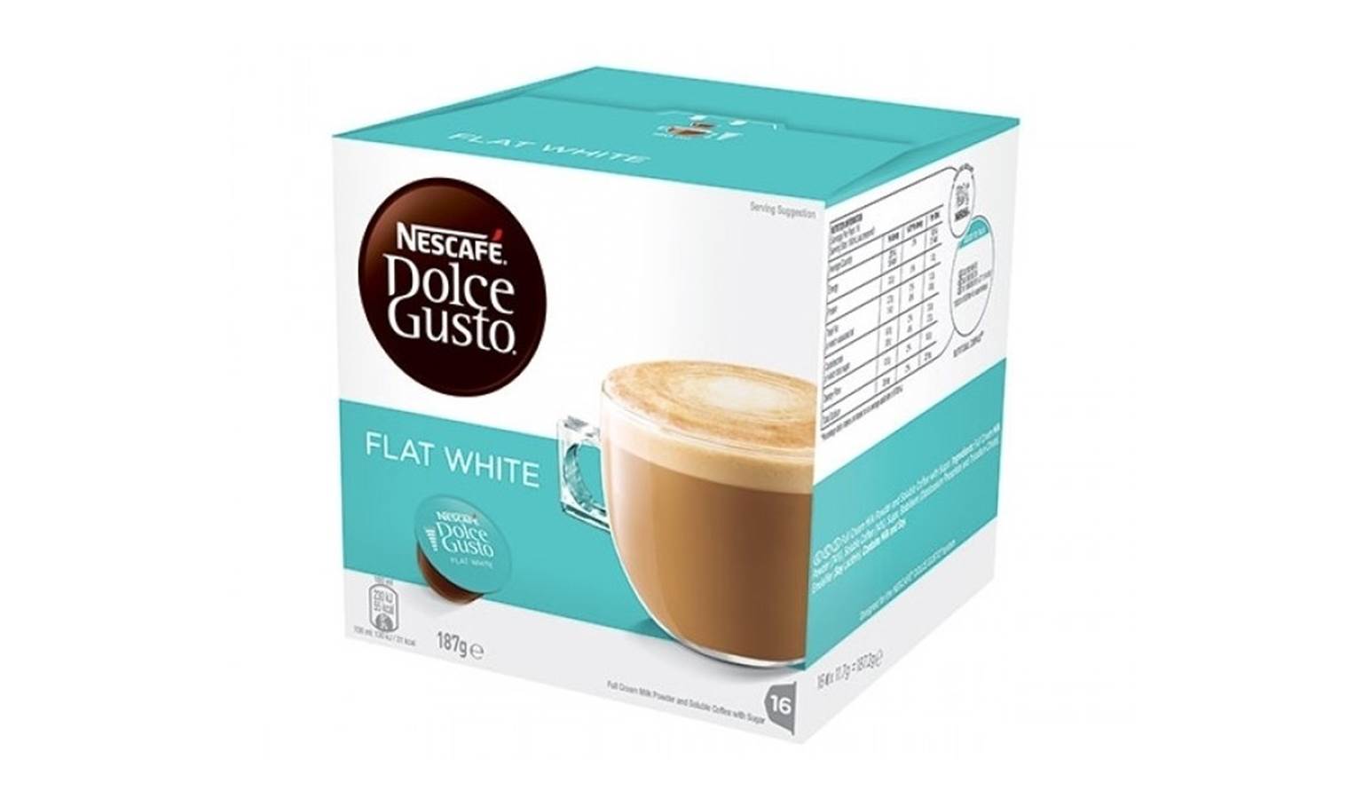 Nescafe flat cheap white