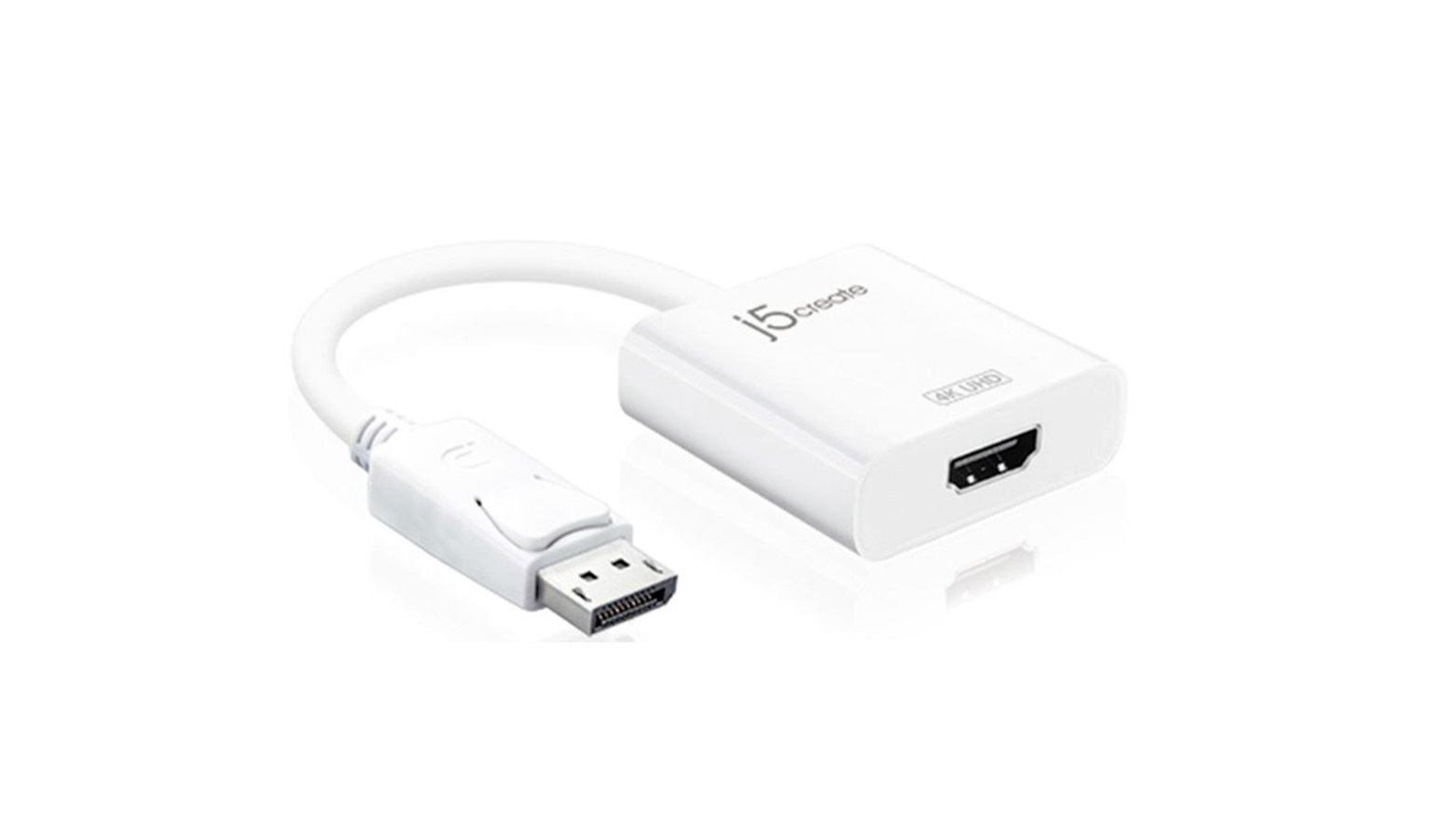 J5Create DisplayPort to 4K HDMI Adapter White Harvey Norman Malaysia