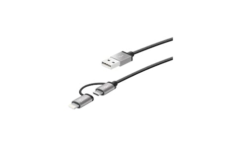 J5 Create JML10 2-in-1 Charging Sync Cable - Black - 01
